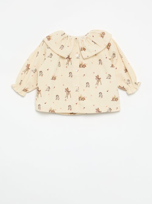 Completo "Disney" "Bambi" 2 pezzi - Camicia + leggings - Kiabi Completo "Disney" "Bambi" 2 pezzi - Camicia + leggings - Kiabi