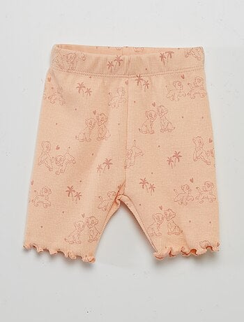 Completo 'Disney' body a coste + legging corti