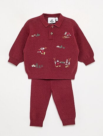 Completo "Disney" "Natale" 2 pezzi - Maglione + pantaloni