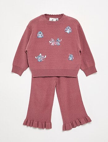 Completo 'Disney' 'Stitch' 2 pezzi - Maglione + pantaloni