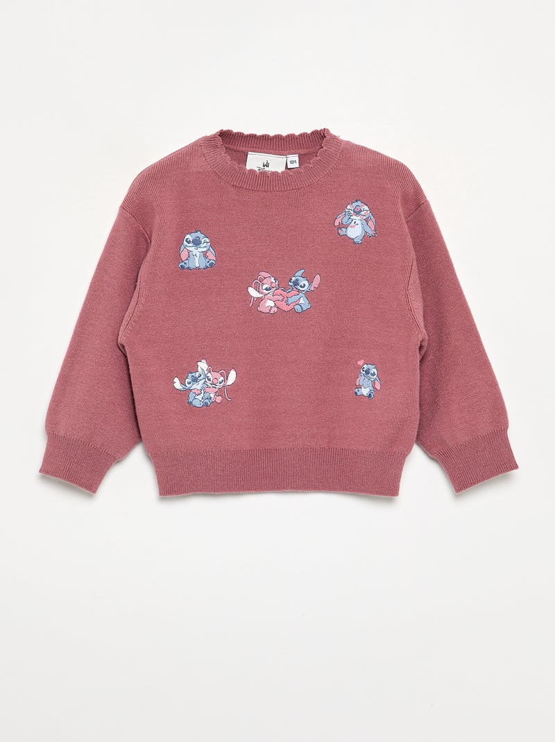 Completo 'Disney' 'Stitch' 2 pezzi - Maglione + pantaloni Rosa - Kiabi