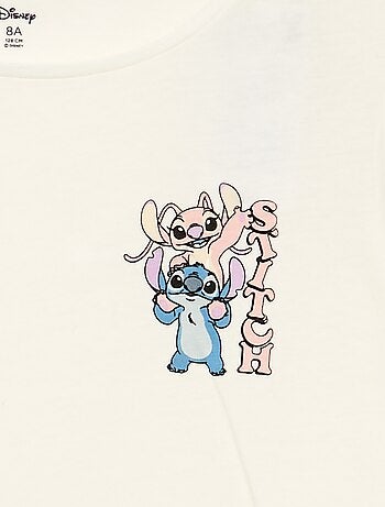 Completo 'Disney' Stitch' 2 pezzi - salopette vestito + T-shirt a maniche lunghe