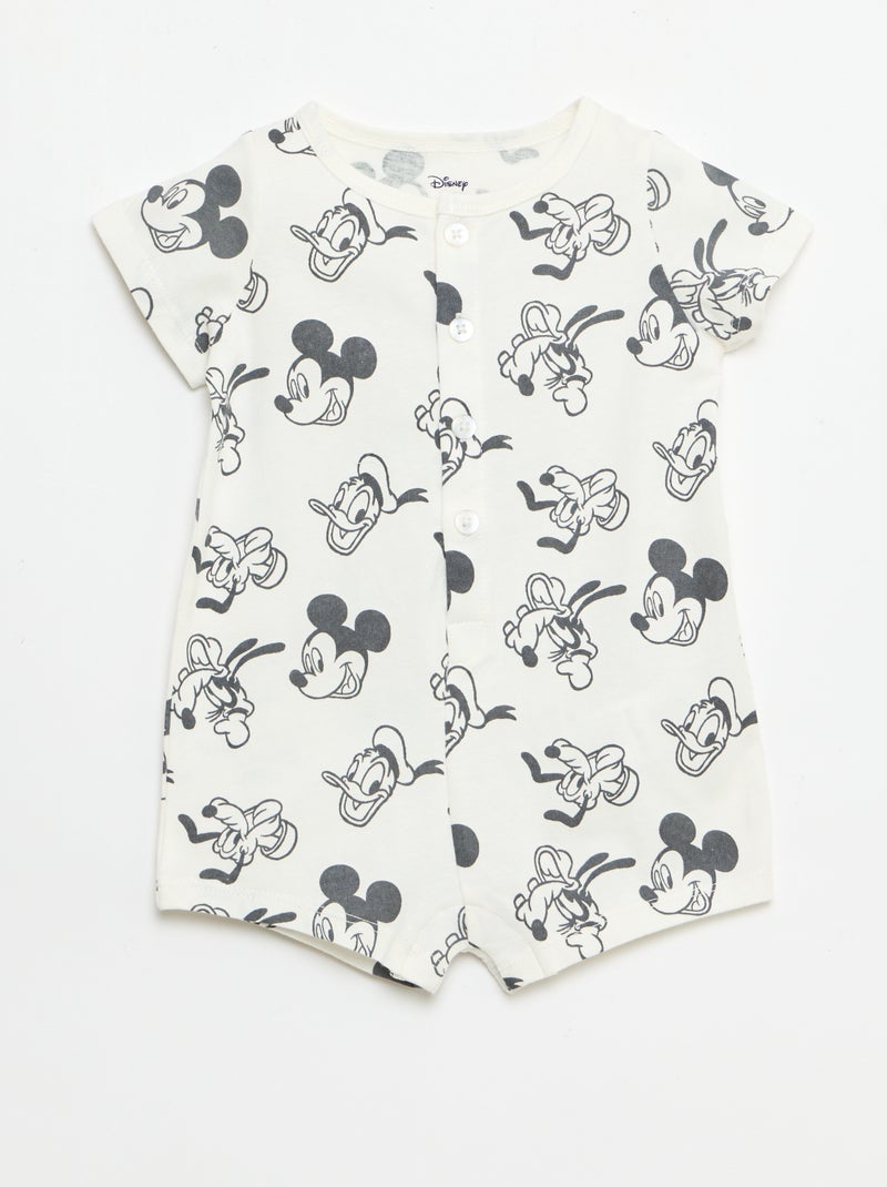 Completo "Disney" tutina corta + cappello Bianco - Kiabi