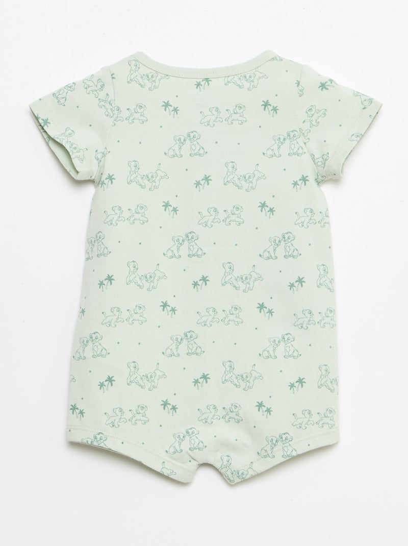 Completo 'Disney' tutina corta + cappello Verde - Kiabi