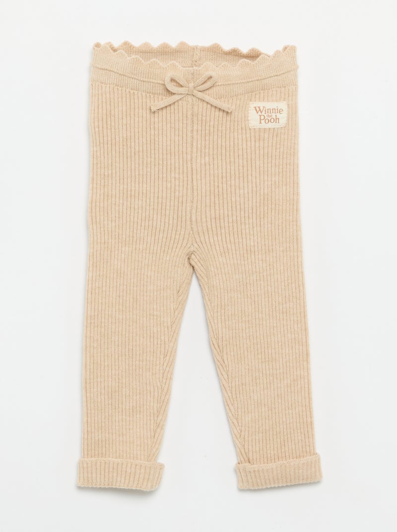 Completo "Disney" "Winnie" 2 pezzi - Maglione + leggings Beige - Kiabi