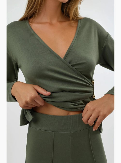 Completo due pezzi con camicetta e pantaloni con dettagli accessorio, hiccup - Kiabi
