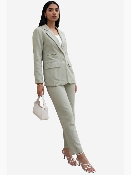 Completo due pezzi con colletto da giacca e chiusura con bottoni my fashion - Kiabi
