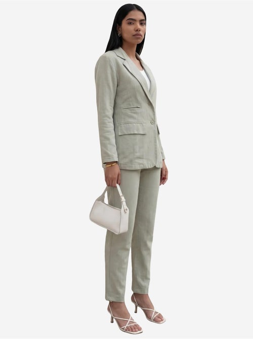 Completo due pezzi con colletto da giacca e chiusura con bottoni my fashion - Kiabi