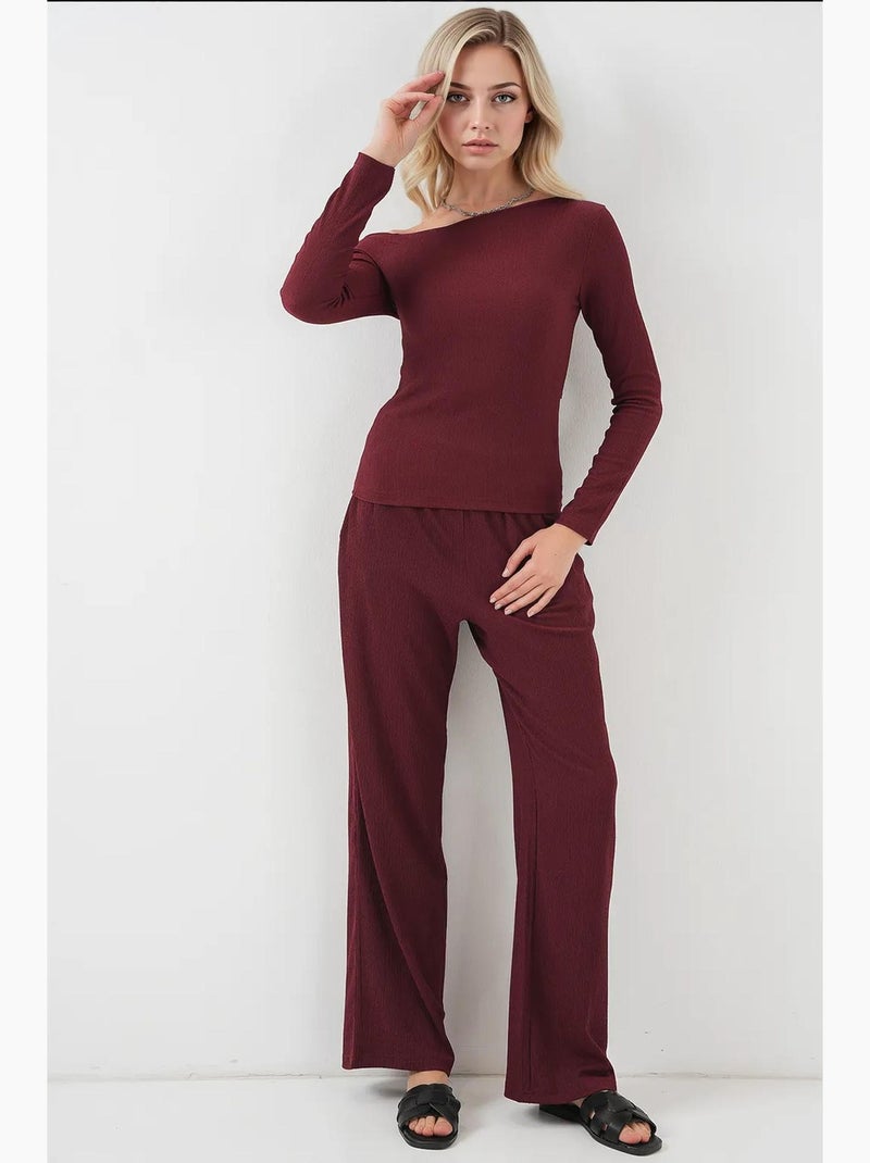Completo due pezzi con spalle scoperte bdart Rosso bordeaux - Kiabi
