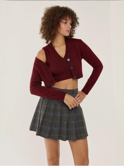 Completo due pezzi in maglia con scollo a V e bottoni - Kiabi Completo due pezzi in maglia con scollo a V e bottoni - Kiabi