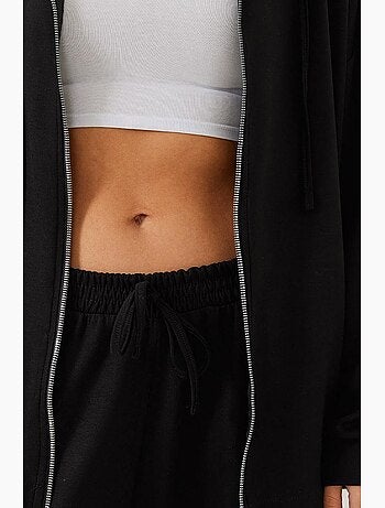 Completo due pezzi in modal con zip lucci