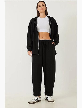 Completo due pezzi in modal con zip lucci
