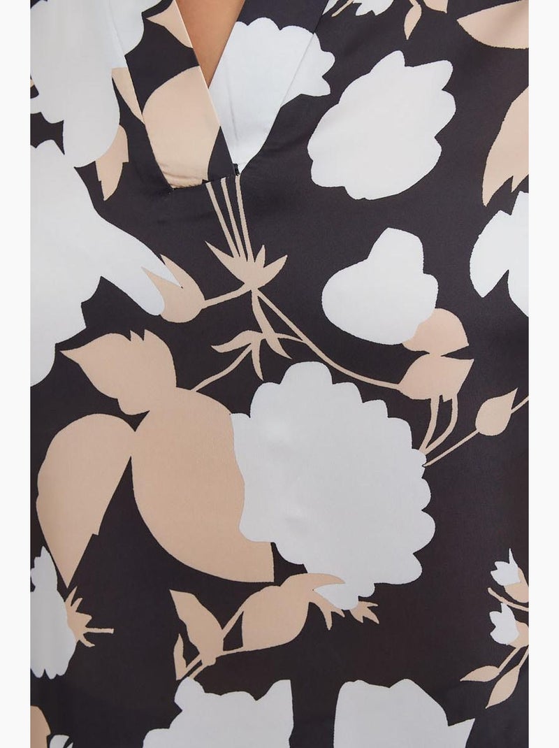 Completo due pezzi in raso fantasia bdart Nero - Kiabi