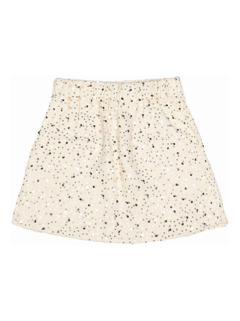 Completo elegante decorato con paillettes - Kids Star Crema - Kiabi