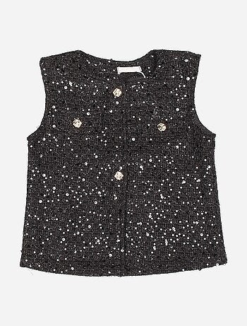 Completo elegante decorato con paillettes - Kids Star