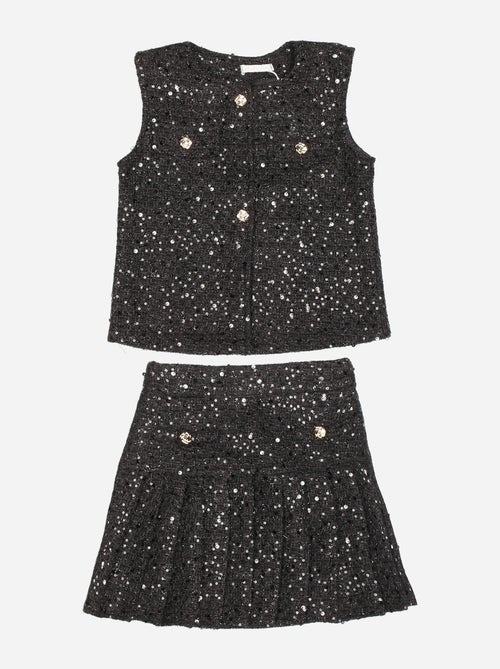 Completo elegante decorato con paillettes - Kids Star - Kiabi Completo elegante decorato con paillettes - Kids Star - Kiabi