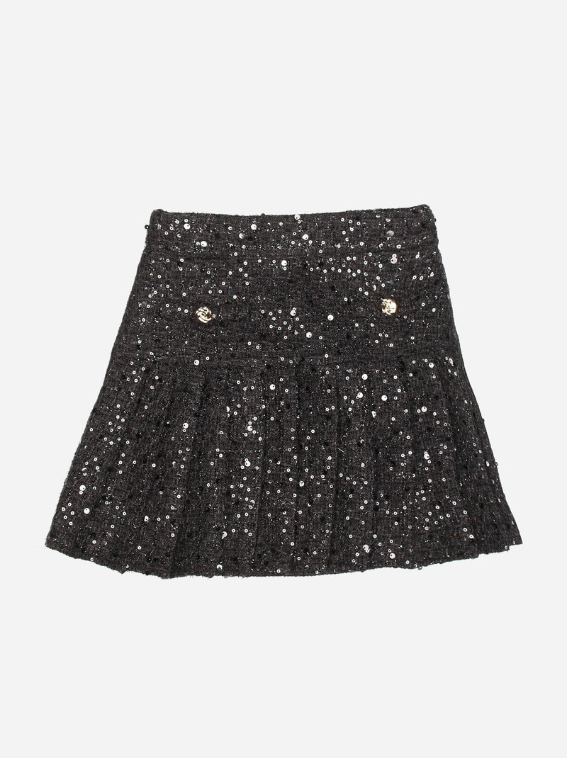 Completo elegante decorato con paillettes - Kids Star Nero - Kiabi