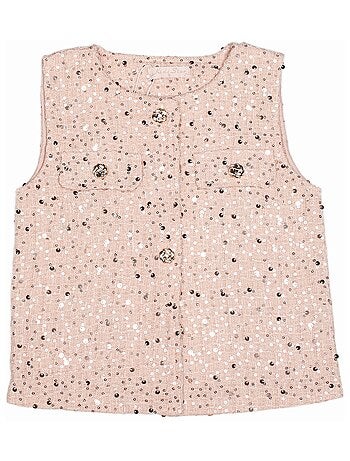 Completo elegante decorato con paillettes - Kids Star