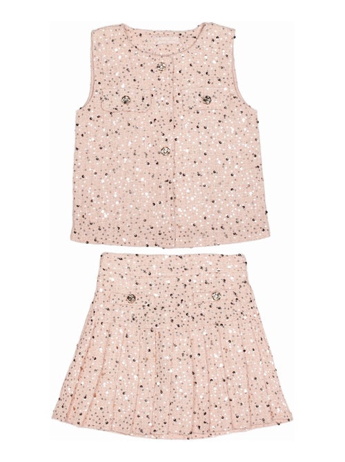 Completo elegante decorato con paillettes - kids star - Kiabi Completo elegante decorato con paillettes - kids star - Kiabi