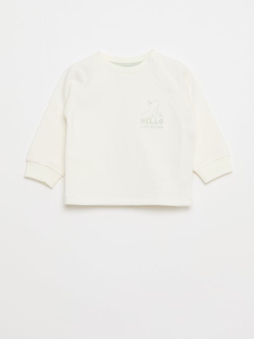 Completo felpa - pantaloni + Bandana - 2 pezzi - Kiabi