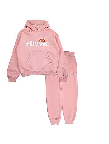 Completo felpa con cappuccio e pantalone da jogging bambina