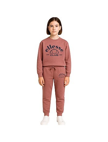 Completo felpa con cappuccio e pantalone da jogging bambina