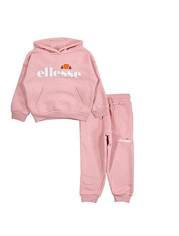 Completo felpa con cappuccio e pantalone da jogging bambina