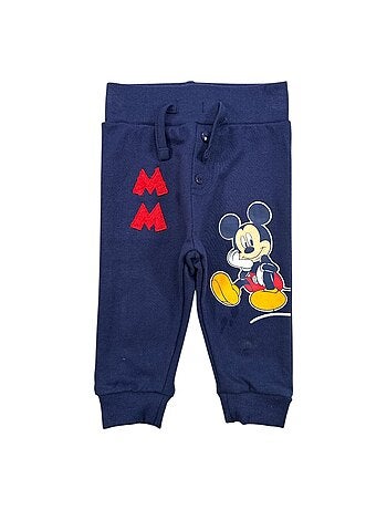 Completo felpa con cappuccio e pantaloni bebè Mickey