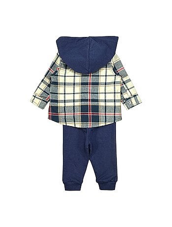 Completo felpa con cappuccio e pantaloni bebè Mickey