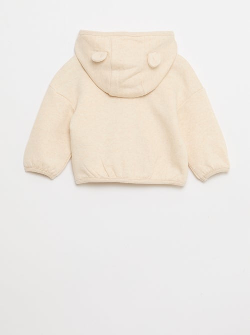 Completo felpa con cappuccio e zip + pantaloni - 2 pezzi - Kiabi