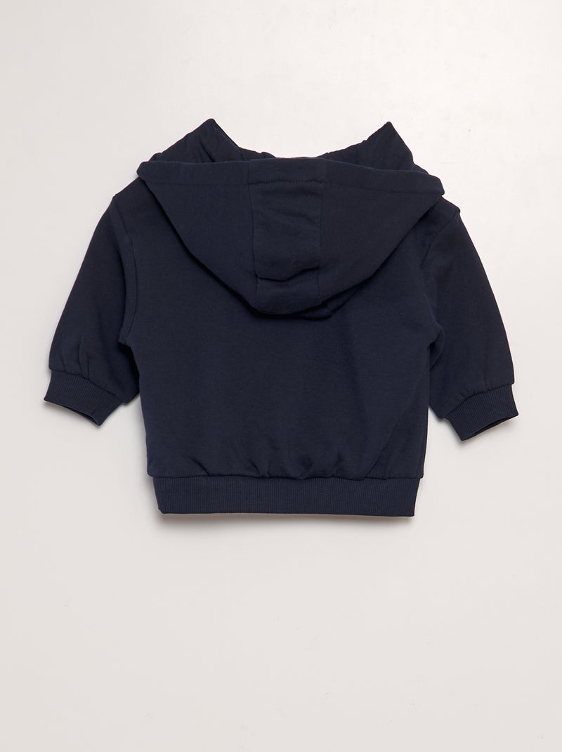 Completo felpa con cappuccio + leggings - 2 pezzi blu - Kiabi