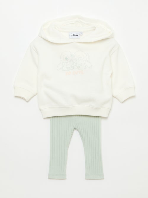 Completo felpa con cappuccio + leggings \'Disney\' - Kiabi