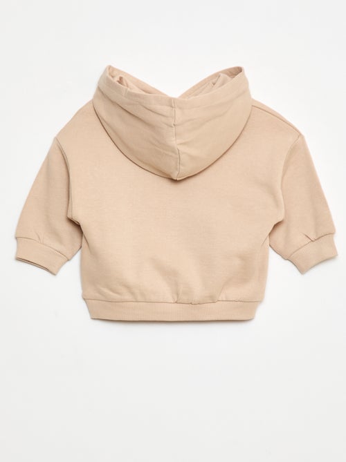 Completo felpa con cappuccio + leggings in maglia - Kiabi