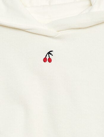 Completo felpa con cappuccio + leggings in maglia