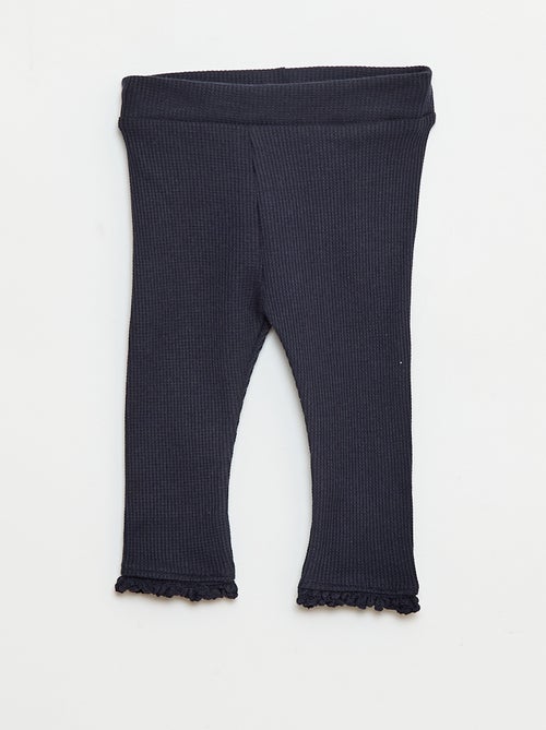 Completo felpa con cappuccio + leggings in maglia - Kiabi