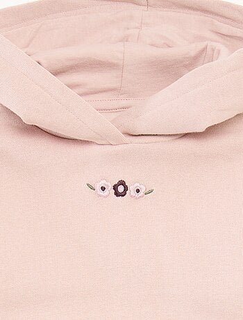 Completo felpa con cappuccio + leggings in maglia
