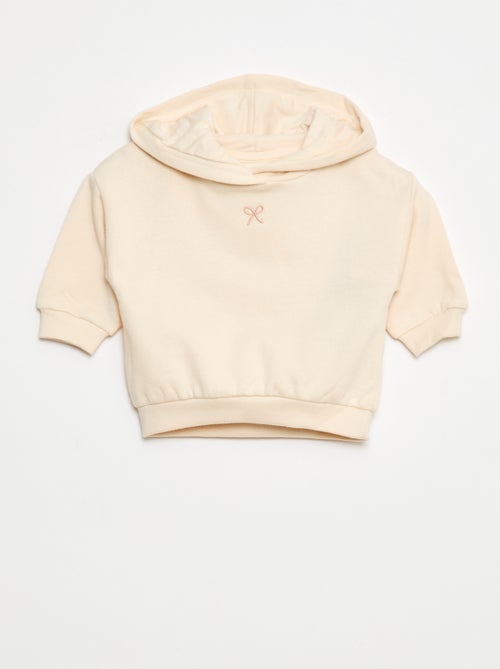 Completo felpa con cappuccio + leggings in maglia - Kiabi