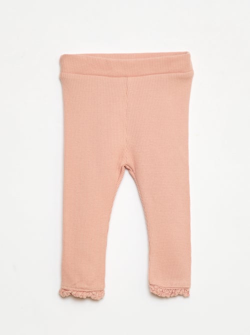 Completo felpa con cappuccio + leggings in maglia - Kiabi