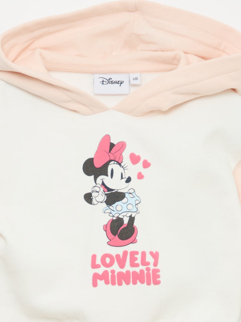Completo felpa con cappuccio + leggings 'Minnie' Rosa - Kiabi