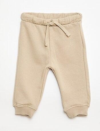 Completo felpa con cappuccio + pantaloni da jogging monocromatico - 2 pezzi