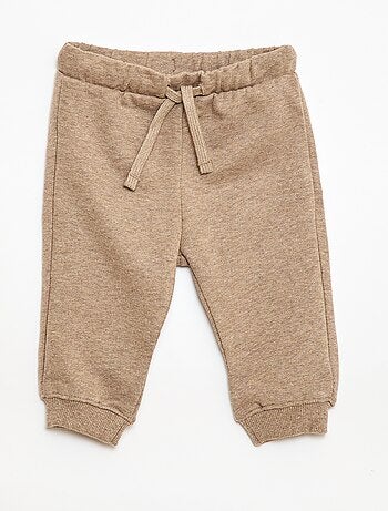 Completo felpa con cappuccio + pantaloni da jogging monocromatico - 2 pezzi