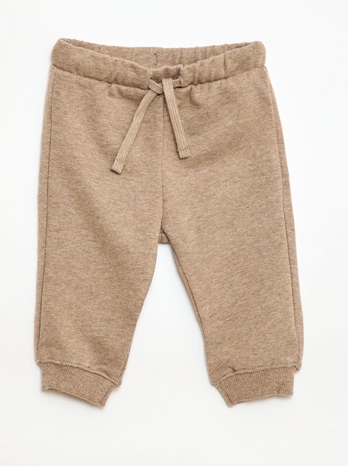 Completo felpa con cappuccio + pantaloni da jogging monocromatico - 2 pezzi - Kiabi