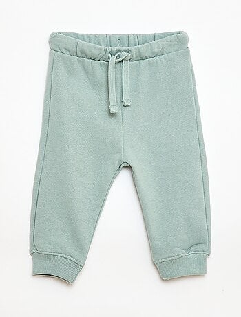 Completo felpa con cappuccio + pantaloni da jogging monocromatico - 2 pezzi