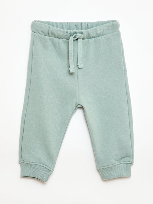 Completo felpa con cappuccio + pantaloni da jogging monocromatico - 2 pezzi - Kiabi