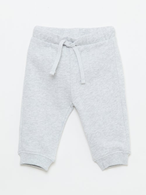 Completo felpa con cappuccio + pantaloni da jogging monocromatico - 2 pezzi - Kiabi