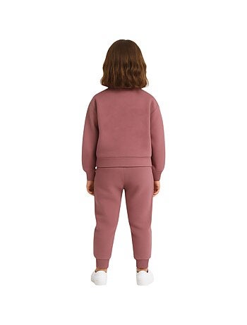 Completo felpa e pantalone da jogging bambina