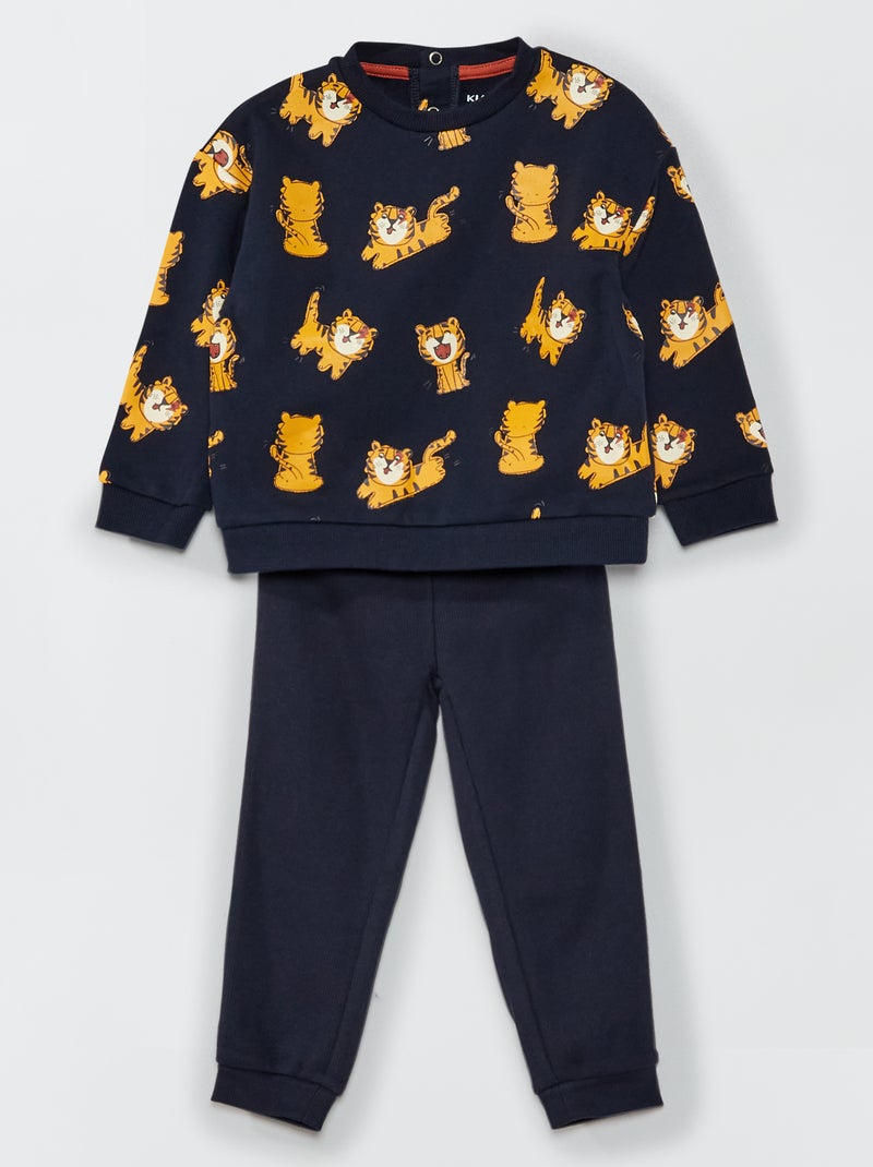 Completo felpa e pantaloni BLU - Kiabi