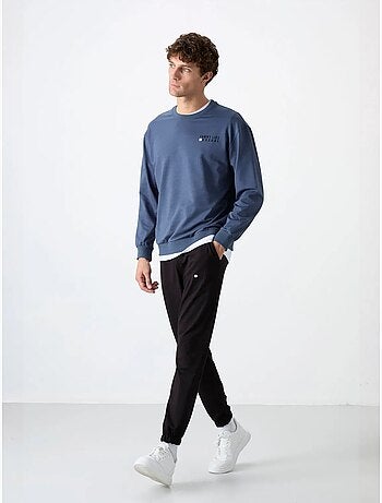 Completo felpa e pantaloni oversize girocollo tommy