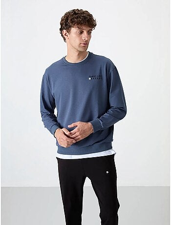 Completo felpa e pantaloni oversize girocollo tommy