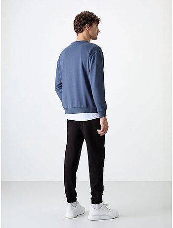 Completo felpa e pantaloni oversize girocollo tommy